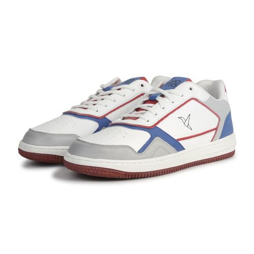 Image of YOHO Colored PU Fashion Sneaker for Men | Comfortable Shoes | Cushioned Insole | Quick-wear Elastic Laces | Lightweight | Dynamic Feet Support | Fashionable | Stylish | Modern