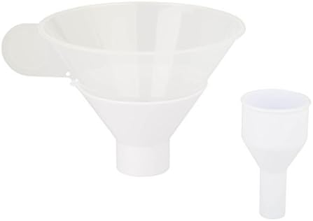 Zevro SmartFunnel Kitchen Funnel with Pour-Control System,White