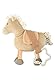 Sterntaler Spielzeuganhänger Pferd Sunny - Kinderwagen Spielzeug aus weichem Stoff - Baby Spielzeug zum Aufhängen, lichtbeige