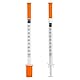 Sarini 20er-Pack 1-ml-Spritzen 0,3 x 13 mm 30 G,Kunststoff-Mehrzweck-Messwerkzeuge,1-ml-Spritzen mit Kappe,Dosier-Messwerkzeug,Laborzubehör,einzeln versiegelte Verpackung