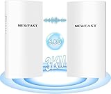 NEWFAST Outdoor CPE,300Mbps Neuester Outdoor WLAN Access Point Für Bauernhof,WLAN Bridge mit 11dBi Antenne,5.8G 3KM Getriebe stabil,48V POE Power,Wasserdicht,Supports Bridge/AP/Repeater/Routing Modus