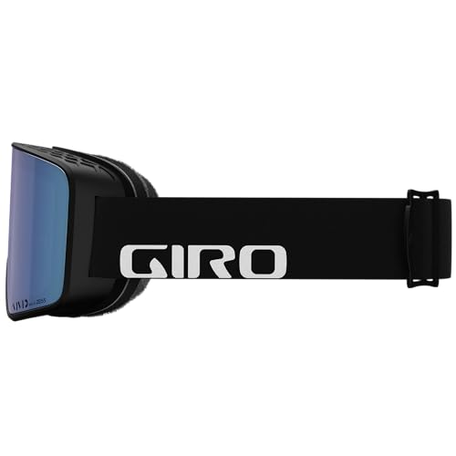 Image of Giro Method Adult Snow Goggle - Black Wordmark Strap with VIVID Royal /VIVID Infrared Lenses