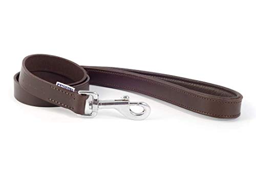 Ancol Vintage Führleine Gepolsterte Leder Kastanie