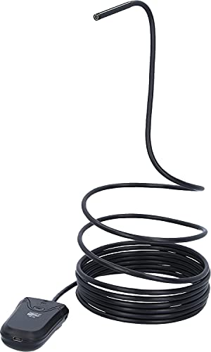 KS Tools KS 551 Tools 550.756 Wi-Fi-Videoskop-Satz mit Ø 5,5 mm 0° HD Frontkamera-Sonde, 5-tlg