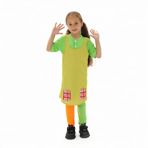 animacoser Kostüm für kinder Mit T-Shirt & Schürze & - Outfit...