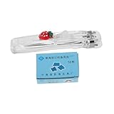 KALLORY 1set Compact Portable Paper Dispenser Lightweight Fastener Clip Organizer Reusable for Office School and Home Use