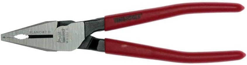 Teng Tools 8 Inch High Leverage Vinyl Dipped Handle Lineman's Pliers - MB452-8