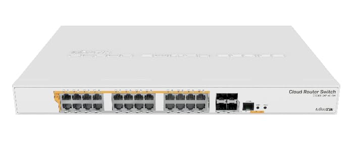 Mikrotik CRS328-24P-4S+RM - CRS328-24P-4S+RM Netzwerk-Switch gemanaged L2/L3 Gigabit Ethernet (10/100/1000) WeiÃ