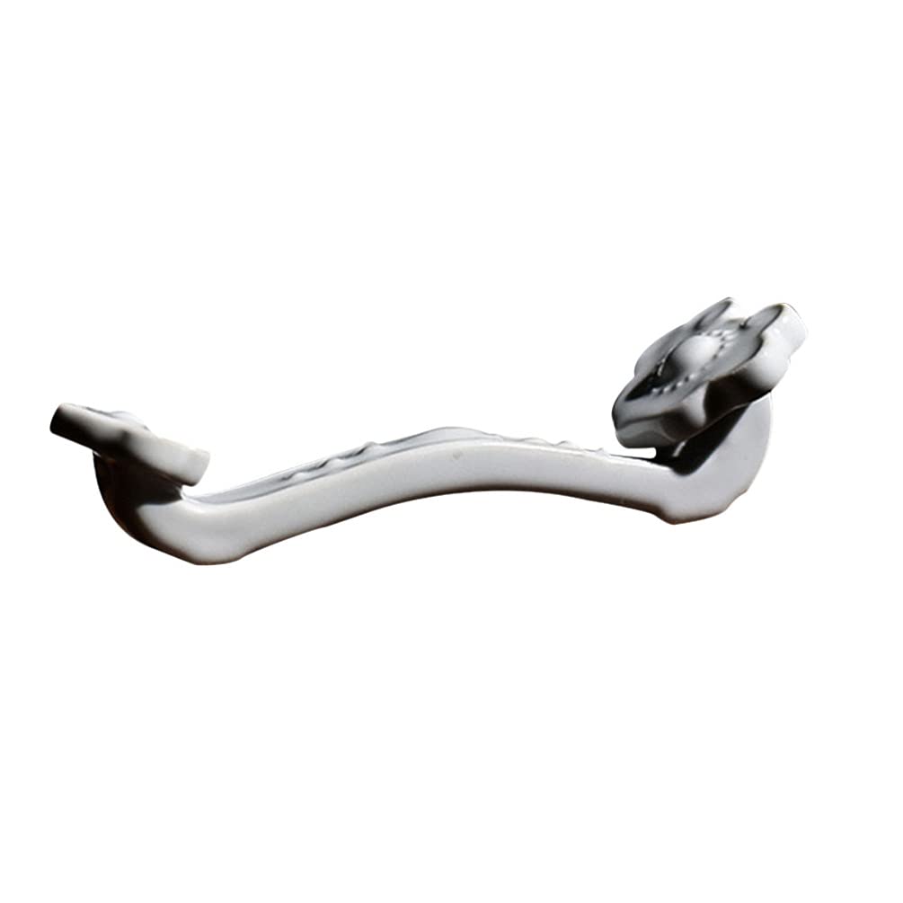 NUOBESTY Chinese Calligraphy and Sum Brush Holder Rest Holder Ceramic Desktop Decoration Brush Stand-image-49