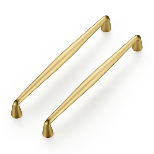 Image of Ravinte 20 Pack 6-1 /4 Inch Brushed Gold Kitchen Cabinet Handles Solid Zinc Alloy Cabinet Pulls Cupboard Hardware Drawer Handles