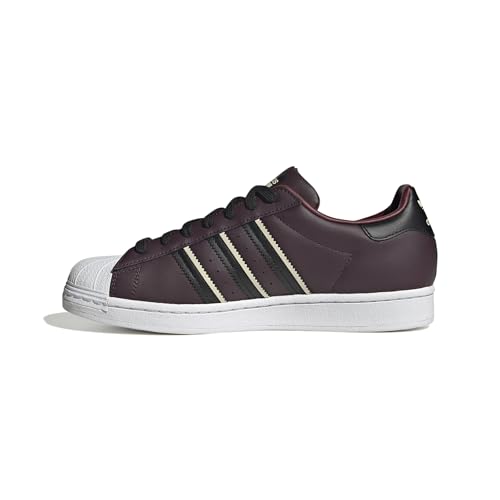 Image of adidas Originals Mens Superstar Shadow Maroon /Shadow Red /Black 9.5