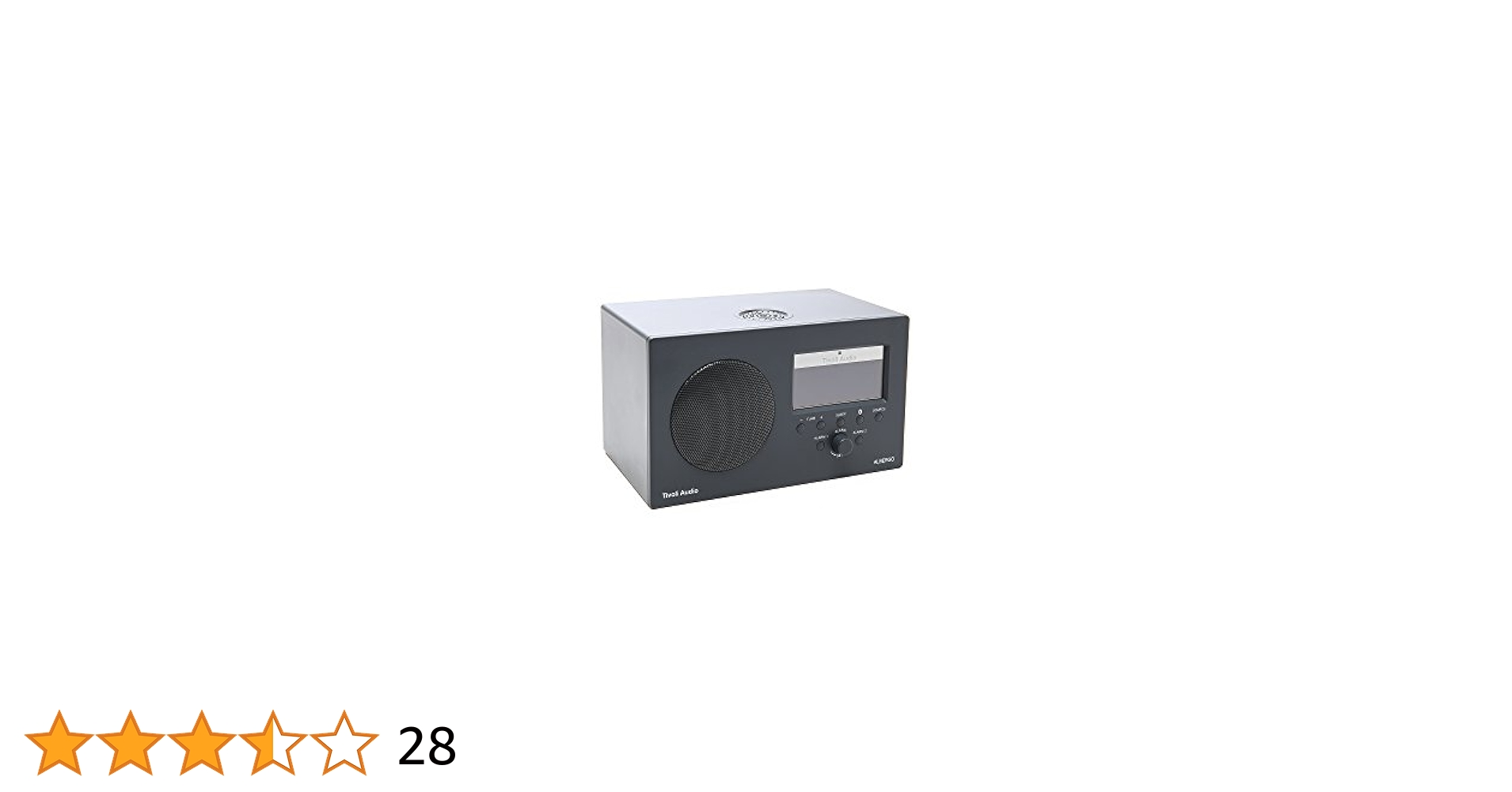 -*-様 Tivoli Audio Albergo Tivoli Audio Albergo Wood AM/FM/BT Clock Radio w/ AC Power