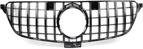 Calandre avant pour Benz GLE W166 350 400 43AMG 2015-2019 Grille de pare-chocs de remplacement Noir