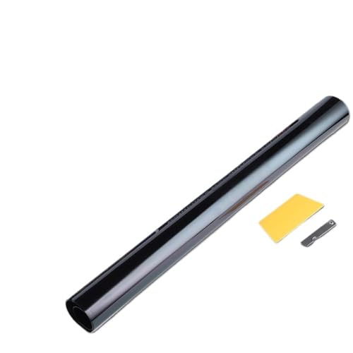 Film Teinté Voiture Film teinté Noir Opaque for vitre de Voiture, Protection Solaire, Anti-UV, for Chambre à Coucher, Toilettes, 50 x 300 cm Film Vitre TeintéE Voiture
