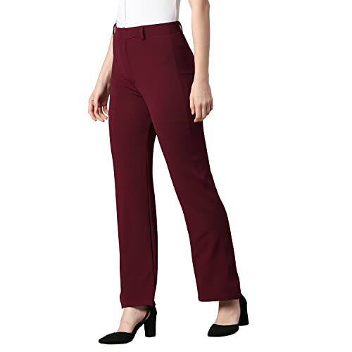 Image of Smarty Pants Women's Cotton Bell Bottom Formal Trouser