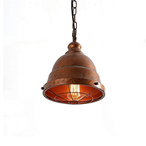 Lámpara colgante de domo de metal para islas de cocina y ambiente acogedor en el comedor