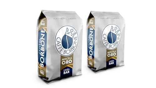 Caffè Borbone Whole Bean Coffee, Medium-Dark Roast, Gold Blend, Authentic Italian Coffee, 2.2 lb Bag (Pack of 2)
