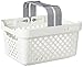 Sistema Stack 'n' Nest Basket-1,2 l, Off White/Grey, 16,5 x 11,5 x 8,6 cm
