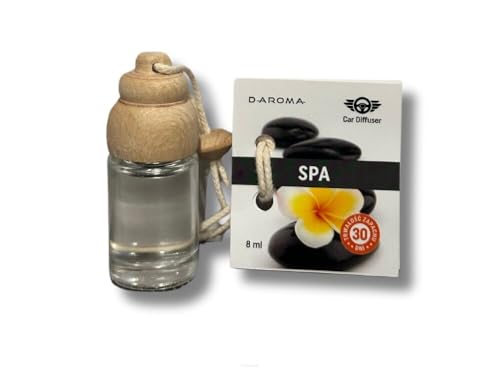Rimorchio auto D-Aroma Diffusore per auto, 8 ml, scopri il deodorante aromatico viaggio 07 Spa