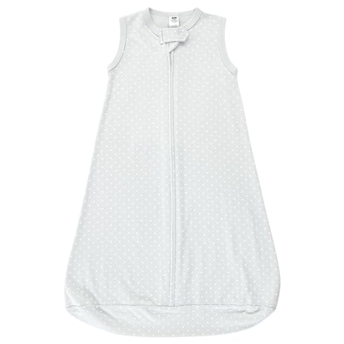 Image of Hudson Baby Unisex Baby Cotton Wearable Sleeping Bag, Sack, Blanket, Lilac Elephants Sleeveless, 3-9 Months