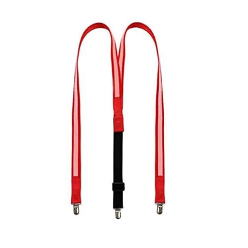 Rechargeable LED Suspenders USB Red