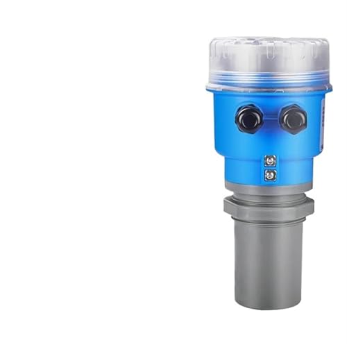 Ultrasonic level meter 0-5m 0-10m Level Transmitter LCD Digital Water Tank Level Meter 4-20mA Level Sensor Transmitter(0-10m Range)