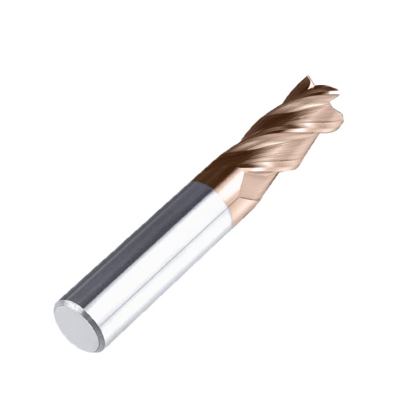 HRC60 4 Flute Solid Carbide Router Bit Tungsten Steel CNC Machine End Milling Cutter 1mm 2mm 3mm 4mm 6mm 8mm End Mills - (Dimensions: 16xD16x100L/ 4F HRC60)
