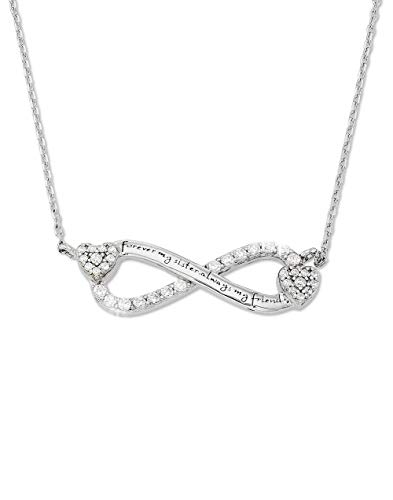 Infinity Zirconia Necklace For Sister - Forever My Sister Always My Friend Love
