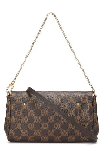 Pre-Loved Damier Ebene Favorite PM, Brown4