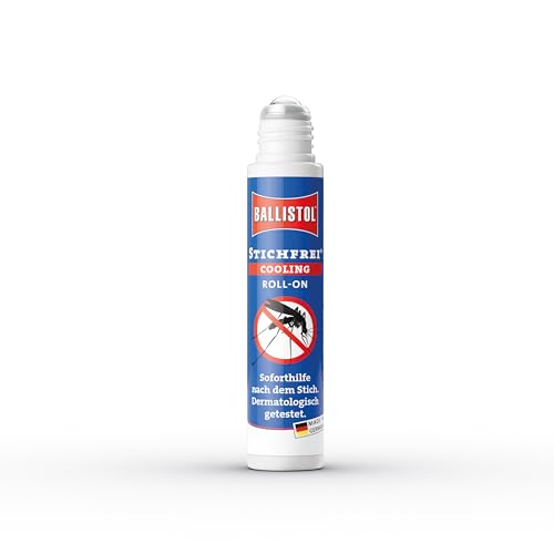BALLISTOL 26990 Stichfrei Cooling, Roll On - 10 ml - Relief from Insect Bite, Mosquitoes, Ticks - Lipstick Format