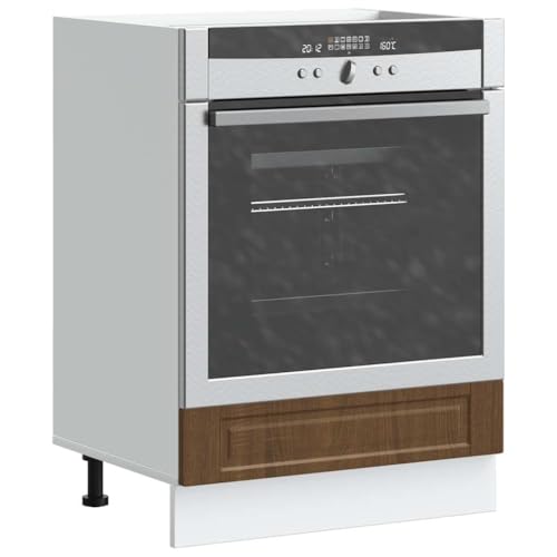CFODOJ Gabinetes y almacenamiento, armarios de cocina para el hogar, armario de horno de madera de roble marrón Oporto