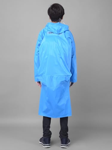 Image of Dollar Rainguard Kids' Full Sleeve Solid Long Raincoat With Adjustable Hood and Pocket