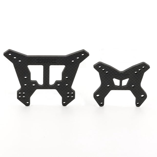 ZRRC Carbon Fiber RC Shock Tower Front Rear for Arrma 1/8 Typhon 6S Buggy Upgrades Only, Replacement Part AR330377 AR330189