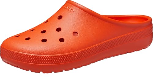 Crocs (�N���b�N�X) �j�����p ��l�p �N���V�b�N ���[�v���t�@�C�� �y�� �X���b�|�� �N���b�O, �n��(Lava), 5 Women/3 Men