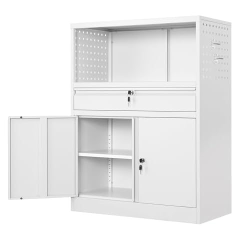 Anxxsu 41.2" Metal Storage Cabinet Cover