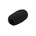 Juvale Headset Microphone Foam Windscreens - Noise Reduction Microphone Windscreens - Wind Muff for Mic Shield & Lapel Mic Covers - Pack of 24, 0.8 in, Black