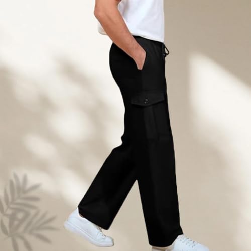 Risacharm Pants for Men, Comforflex - Men's Multi-Pocket Stretch Comfort Outdoor Casual Pants, Quick Dry Cargo Pant4