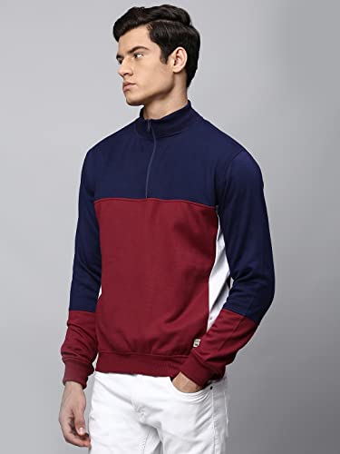 Image of Dennis Lingo Men's Poly Cotton Sweatshirt - Regular Fit, Full Sleeves, Casual Winter Wear for Men