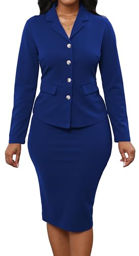 Image of Oxgmoky Women's Elegant Dresses Work Business Dress Bodycon Long Sleeve Pencil Dress