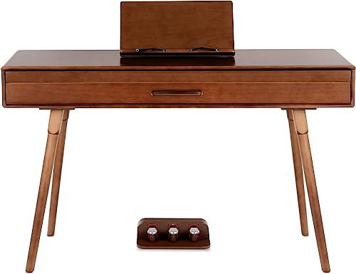 Classic Cantabile DP-730 WN Piano noyer set – numérique 88 touches clavier pondérée action de marteau – Table avec piano électrique intégré – Banc, Casque et pédalier inclus – USB MIDI et prise casque - Les Beatles, Paul McCartney, John Lennon, RIngo Starr, George Harrison Classic Cantabile DP-730 WN Piano noyer set - numérique 88 touches clavier pondérée action de marteau - Table avec piano électrique intégré - Banc, Casque et pédalier inclus - USB MIDI et prise casque – Image 8
