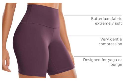 Image of CRZ YOGA Butterluxe Biker Shorts 6 inch | Extremely Soft, Gentle Compression, Yoga, High Waisted, for Women