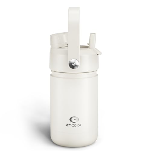 Kids Insulated Water Bottle with Straw - 12oz...