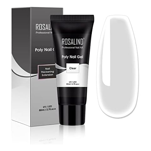 ROSALIND Transparente Uñas de Gel para Salones de Uñas y en Casa Cover