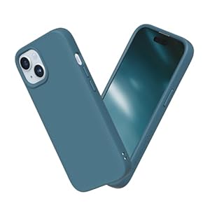 RHINOSHIELD Hoesje compatibel met [iPhone 15] | SolidSuit – schokabsorberend, slank ontwerp beschermhoes met premium matte afwerking, 3,5 m valbescherming, oceaanblauw