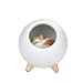 Produktbild Deanyi Mini-Nachtlicht reizende Haustier-Haus-lumineszierend-Lampe Simulation Katze Nachttischlampe Kugel-Licht-lumineszierend Noten-Lampe 1PC Weiß