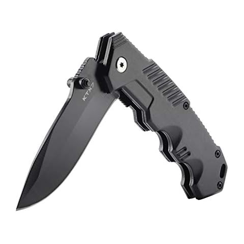 KTX7 Messer Klappmesser Taschenmesser M2, Schwarz Cover