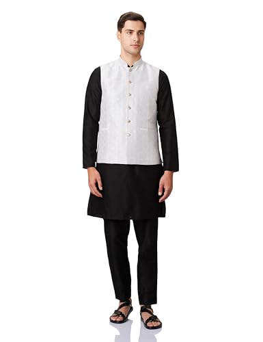 Image of Symbol Premium Men's Festive Nehru Jacket Kurta Pyjama Set (3pcs)