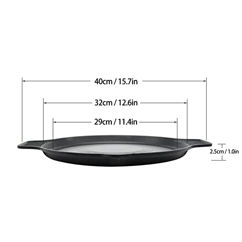 Korean BBQ Grill Pan Nonstick Grill Plate Smokeless Barbecue Grill Pan Aluminum Alloy High Thermal Roasting Pan for BBQ Cooker Camping Kitchen - Image 3
