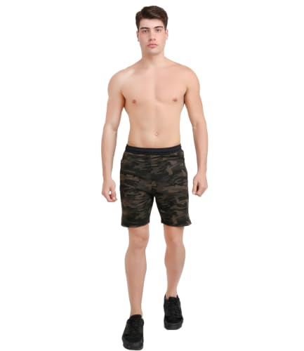 Image of Unbeatable Men Camouflage Gym Shorts Workout Running Pants Sports Half Pant Summer Camo