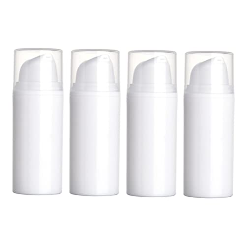 FOYTOKI 4stücke Praktische Pack Vakuum-Flaschen Auslaufsichere Druckbehälter Für Lotionen Reiseflaschen Für Kosmetik Handcreme Shampoo Und Mehr
